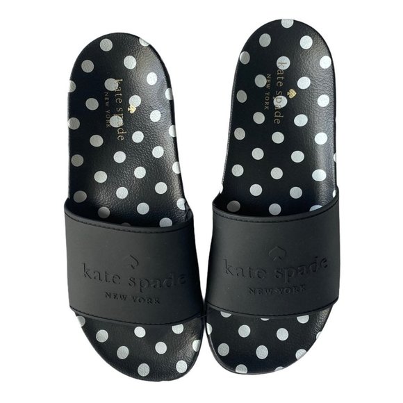 kate spade | Shoes | Kate Spade Sunny Polkadot Sandals Slides | Poshmark
